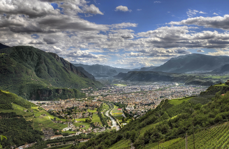 Panorama Bolzano, Italy